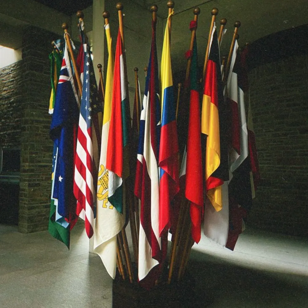 conference flag printing in Dubai