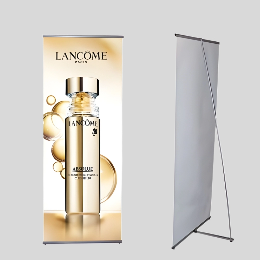 L Stand banner printing in Dubai