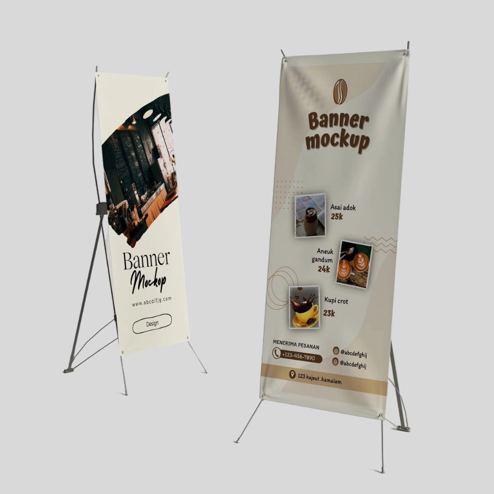 X Banner printing in Dubai