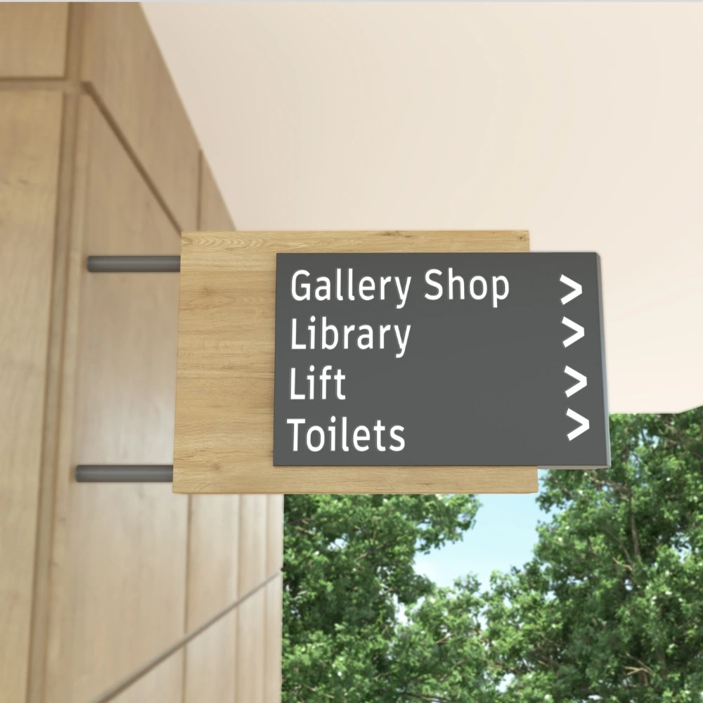 directions signage printing in Dubai