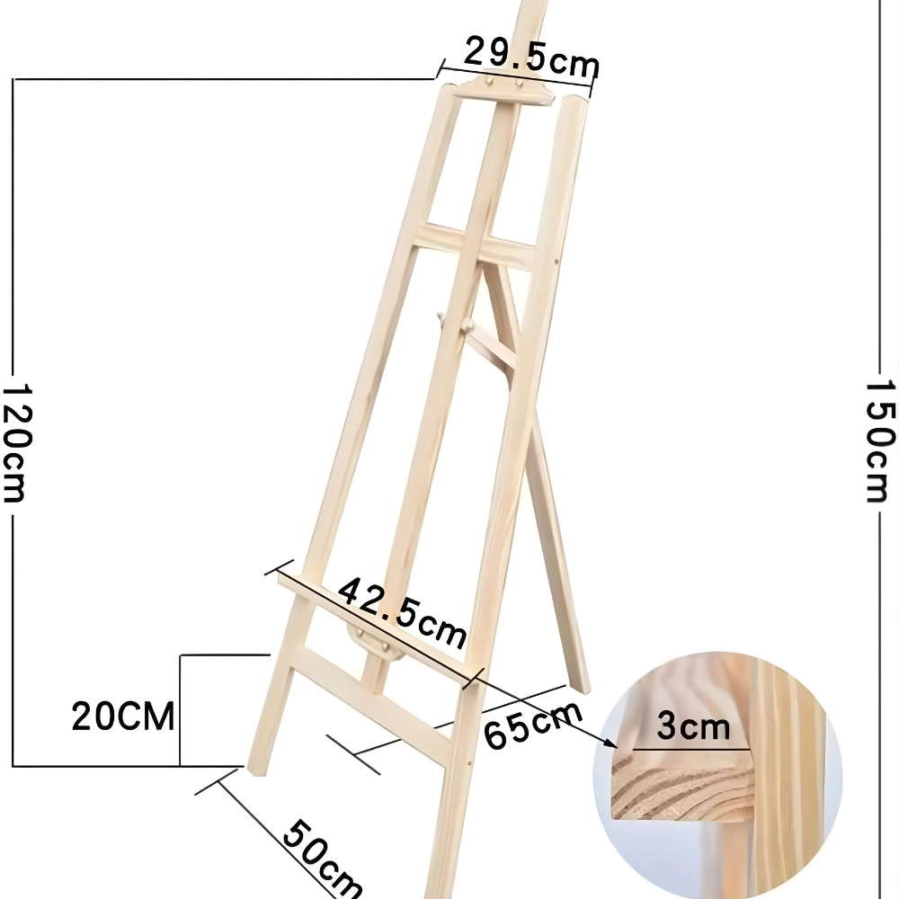 wooden easel stands in Dubai