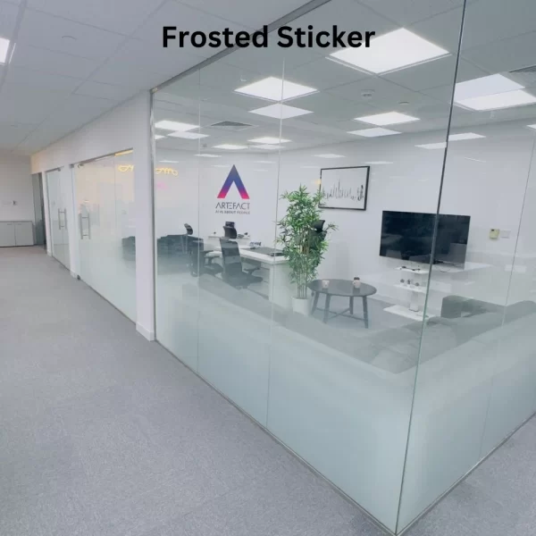 Frosted Glass Stickers Supplier Dubai with Installation – Bulk & Custom