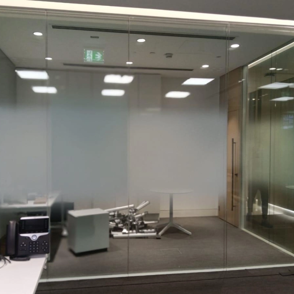 frosted glass sticker printing in Dubai