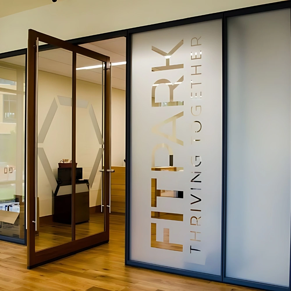 reverse frosted graphics in Dubai