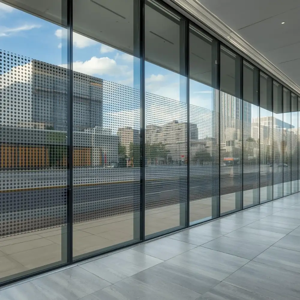 one way vision sticker printing in Dubai