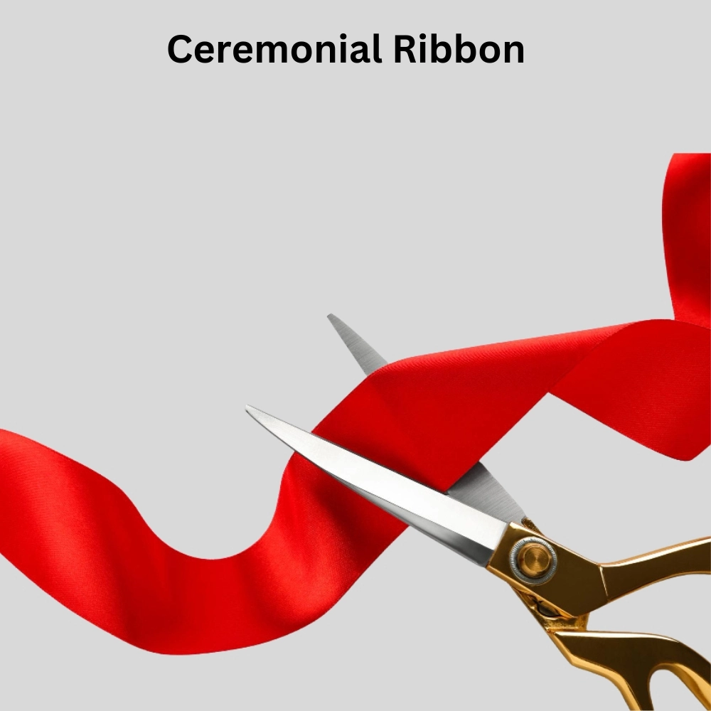 custom ceremonial ribbon printing in Dubai