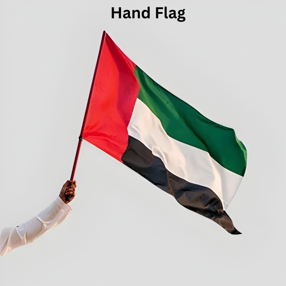 custom hand flag printing in Dubai