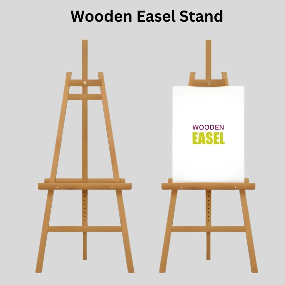 wooden easel stands in Dubai