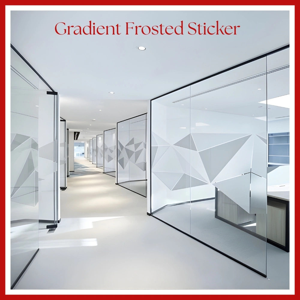 gradient frosted stickers in Dubai